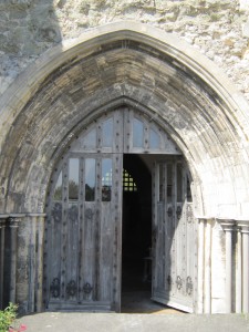 Charnel House Door, St Leonard's Church, Hythe.